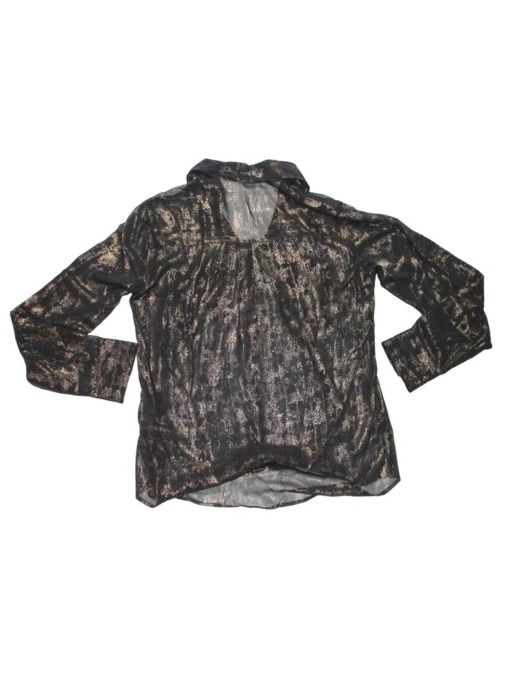 Express Women's Long Sleeve Button-up Black Shirt NWT Size S